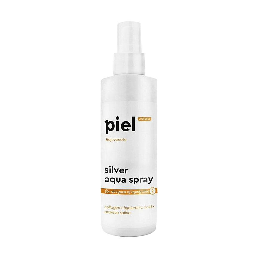 Антивіковий зволожувальний спрей для обличчя Piel Cosmetics Rejuvenate Silver Aqua Spray, 100 мл